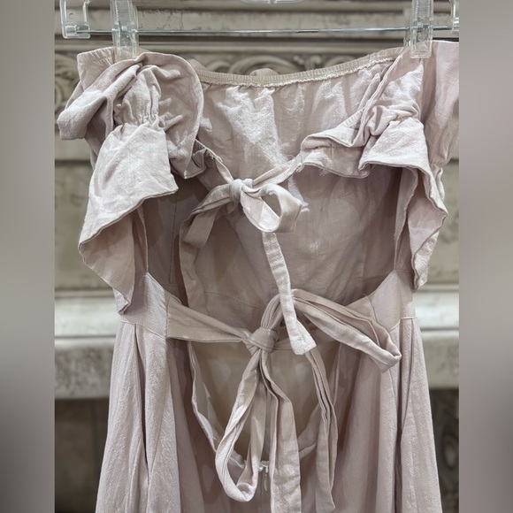 Ruffled Strapless Backless Capri Pantsuit Jumpsuit - Picture 3 of 11